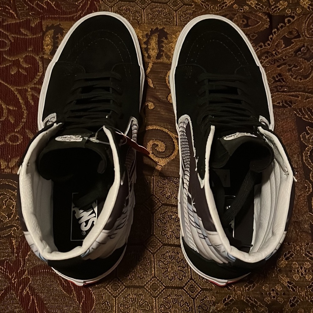 Vans Old Skool Suede And Canvas Galaxy Lace Up High - Picture 5 of 9